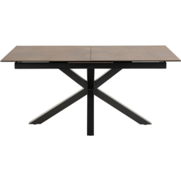 Florence Heaven Ceramic 8 Seater Extendable Dining Table Rusty Brown - Furniture To Go - Wilko - thumbnail 4
