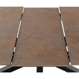 Florence Heaven Ceramic 8 Seater Extendable Dining Table Rusty Brown - Furniture To Go - Wilko - thumbnail 7
