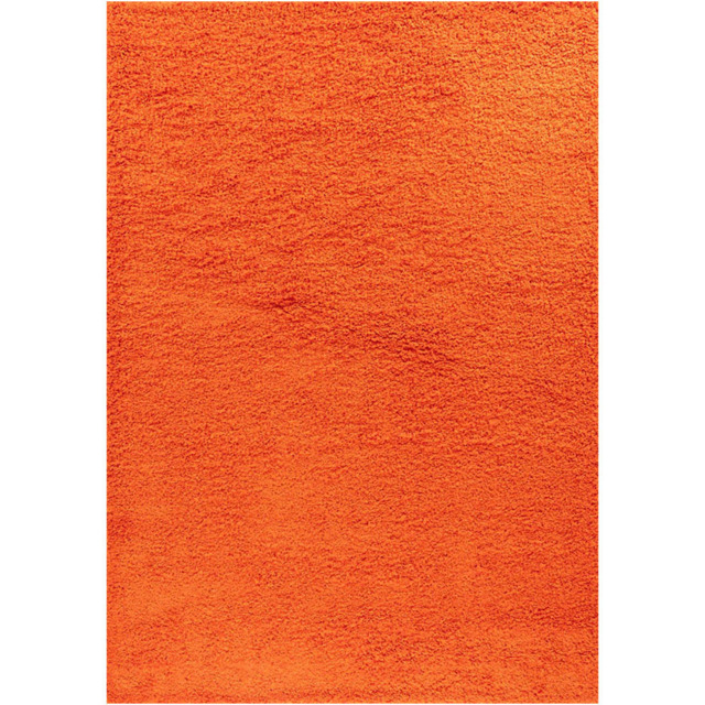 Desire Rugs Oxford Orange Plain Shaggy Rug 160 x 230cm - Wilko - image 1