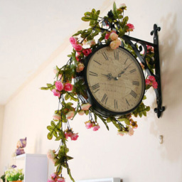 Living and Home Light Pink Artificial Rose Vine Hanging Garland 213cm - Size: 1 x 213 x 1cm - Wilko - thumbnail 3