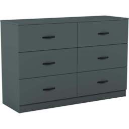 Vida Designs Riano 6 Drawer Jasper Green Chest of Drawers - Wilko - thumbnail 3