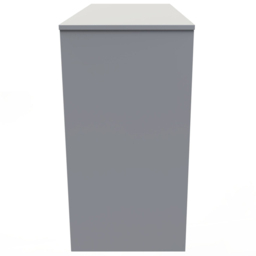 Crowndale Cube 4 Drawer Dusk Grey Dressing Table - Wilko - thumbnail 5