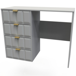 Crowndale Cube 4 Drawer Dusk Grey Dressing Table - Wilko - thumbnail 3