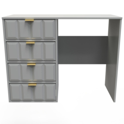 Crowndale Cube 4 Drawer Dusk Grey Dressing Table - Wilko - thumbnail 4