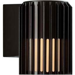Nordlux Aludra Seaside Black Wall Light - Size: 16.8 x 12.4 x 16.8cm - Wilko