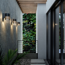 Nordlux Aludra Seaside Black Wall Light - Size: 16.8 x 12.4 x 16.8cm - Wilko - thumbnail 6