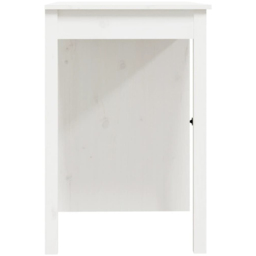 vidaXL Single Door Single Drawer Computer Desk White - Size: 75 x 100 x 50cm - Wilko - thumbnail 7