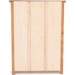 Tirolo 4 Shelf Lacquered Wide Bookcase - Brown - Wilko - thumbnail 6