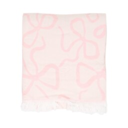 Betsy Bow Woven Throw Pink - Divante - Wilko - thumbnail 4