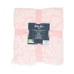 Betsy Bow Woven Throw Pink - Divante - Wilko - thumbnail 3