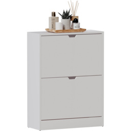VIDA DESIGNS 2 Drawer White Shoe Cabinet - Wilko - thumbnail 3