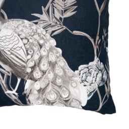 Majestic Peacock Cushion Navy - Divante - Wilko - thumbnail 4