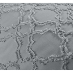 Intimates Kiera Double Grey Tufted Duvet Set - Wilko - thumbnail 3