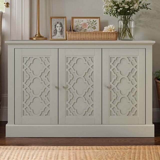 Alessia Sideboard - Light Grey/3 - Wilko - image 1