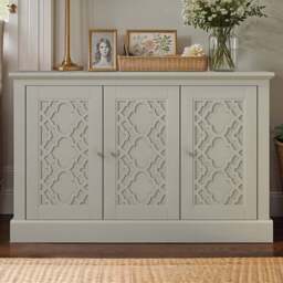 Alessia Sideboard - Light Grey/3 - Wilko - thumbnail 1
