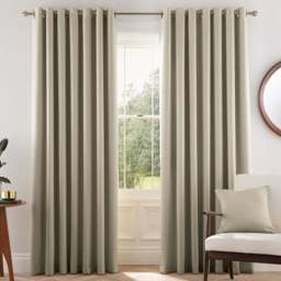 Helena Springfield Eden Lined Linen Curtains 168 x 183cm - Size: W 168 x D 183cm - Wilko