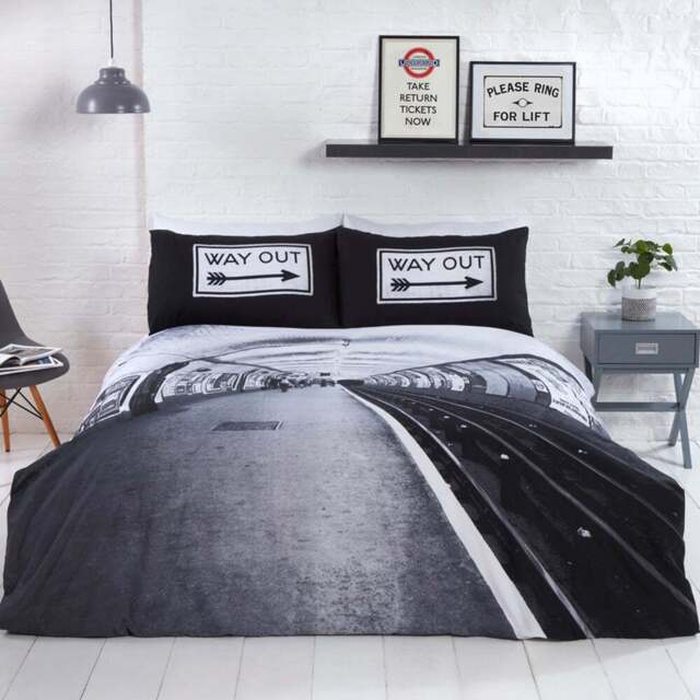 Rapport Home Platform Double Multicolour Reversible Duvet Set - Wilko - image 1