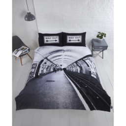 Rapport Home Platform Double Multicolour Reversible Duvet Set - Wilko - thumbnail 4