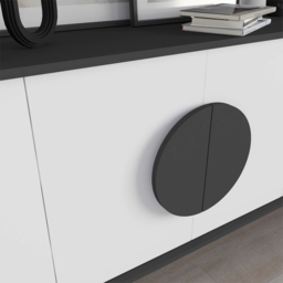 Decortie Gora Anthracite and White Console Sideboard - Multi - Wilko - thumbnail 4