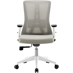 TTAP Oxford Grey Mesh Swivel Office Chair - Size: 105 x 60 x 60cm - Wilko - thumbnail 5