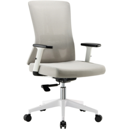 TTAP Oxford Grey Mesh Swivel Office Chair - Size: 105 x 60 x 60cm - Wilko - thumbnail 3