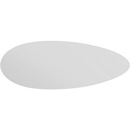 The Tear Drop Frameless Wall Mirror 120 x 45cm - Black - MirrorOutlet - Wilko - thumbnail 5