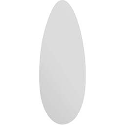 The Tear Drop Frameless Wall Mirror 120 x 45cm - Black - MirrorOutlet - Wilko