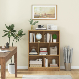Costway 7 Cube Natural Bookshelf - Size: 7 Shelf - Cream - Wilko - thumbnail 5