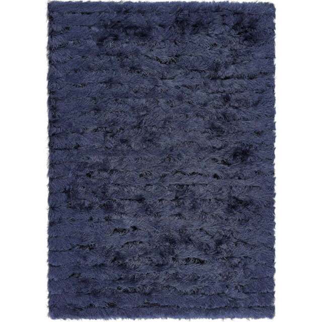 Origins Carved Glamour Abode Navy Rug 80 x 150cm - Blue - Origins Rugs - Wilko - image 1