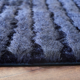 Origins Carved Glamour Abode Navy Rug 80 x 150cm - Blue - Origins Rugs - Wilko - thumbnail 5
