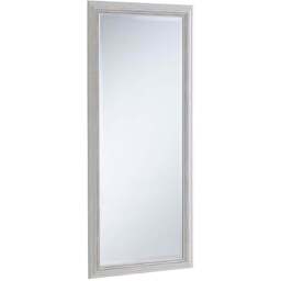 Yearn Distressed White Bevelled Mirror 166 x 75.5cm - Wilko - thumbnail 1