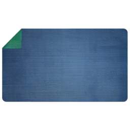 Nicoman Reversible Blue and Green Shower Mat 90 x 60cm - Size: 0.4 x 90 x 60cm - Wilko