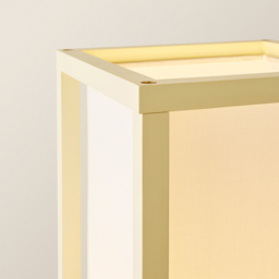 ValueLights Struttura Fabric Shade Yellow Shelving Unit Floor Lamp with Bulb - Size: 160 x 26 x 26cm - Wilko - thumbnail 4