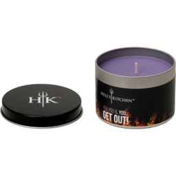 Hell's Kitchen Lavender and Lemongrass Scented Candle - Size: 7.5 x 9.2 x 9.2cm - Purple - Hells Kitchen - Wilko - thumbnail 6