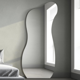 MirrorOutlet The Lacuna Frameless Pond Wall Mirror 170 x 80cm - Clear - Wilko - thumbnail 3
