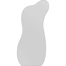 MirrorOutlet The Lacuna Frameless Pond Wall Mirror 170 x 80cm - Clear - Wilko
