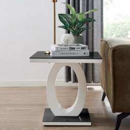 Furniturebox Lucia Black Side Table - Size: 50 x 50 x 50cm - Wilko - thumbnail 6