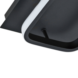 Happy Homewares Matte Black Square Strip LED Ceiling Lighting Fitting - Size: 8 x 19 x 19cm - Wilko - thumbnail 5
