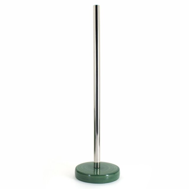 Ceramic Glaze Toilet Roll Holder Green - Wilko