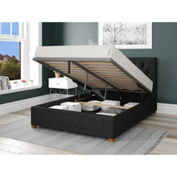 Aspire Olivier Single Ebony Malham Weave Ottoman Bed - Brown - Aspire Beds - Wilko - thumbnail 3