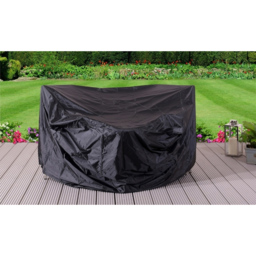 Brooklyn 2 Seater Rattan Bistro Set with Cover Brown - Wilko - thumbnail 3