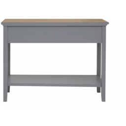 Premier Housewares Henley 2 Drawer Antique Grey Console Table - Size: 99 x 34 x 75cm - Interiors by Premier - Wilko - thumbnail 6
