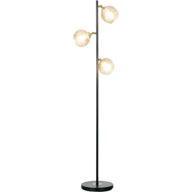 Portland Grey 3 Light Tree Floor Lamp - Size: 36 x 36 x 162cm - Wilko - image 1