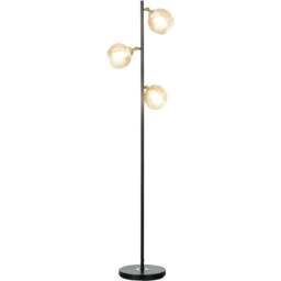 Portland Grey 3 Light Tree Floor Lamp - Size: 36 x 36 x 162cm - Wilko