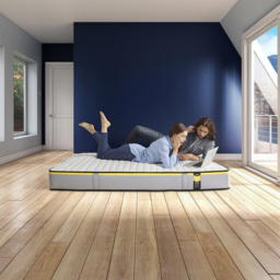 Jay-Be Benchmark S5 Small Double Hybrid e-Sprung Eco-Friendly Mattress - White - Wilko - thumbnail 3