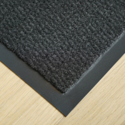 Desire Rugs Charcoal Anti Slip Door Mat 50 x 80cm - Wilko - thumbnail 4