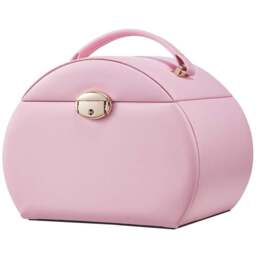 H&O Direct Pink Dome Jewellery Box with Handle - Size: 17 x 22.5 x 16cm - Wilko - thumbnail 1