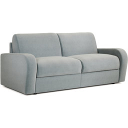 Jay-Be Deco 3 Seater Brushed Twill Sky Sofa Bed with e-Sprung Mattress - Size: 2 Seater - Blue - Wilko - thumbnail 3