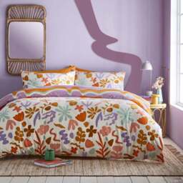 furn. Amelie Double Multicolour Duvet Set - Wilko - thumbnail 1