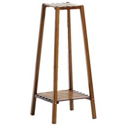 Vintage Plant Stand Natural Multi-Tiered - Size: 75 x 32 x 32cm - Brown - Living and Home - Wilko - thumbnail 1